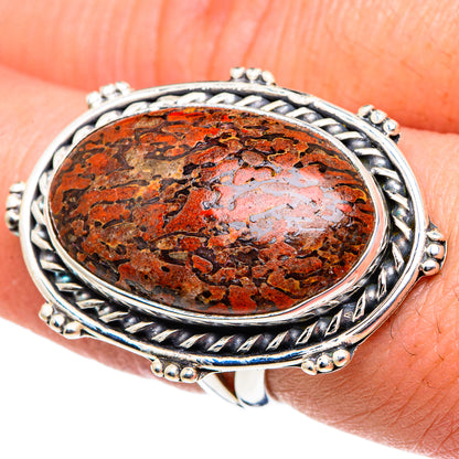 Dinosaur Bone Rings handcrafted by Ana Silver Co - RING94516