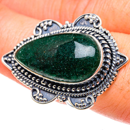 Green Aventurine Rings handcrafted by Ana Silver Co - RING94546