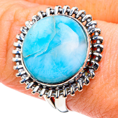 Larimar Rings handcrafted by Ana Silver Co - RING94553