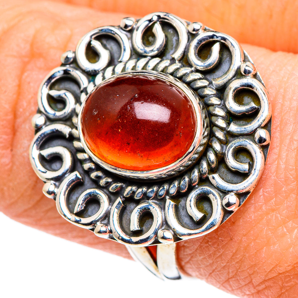 Carnelian Rings handcrafted by Ana Silver Co - RING94561