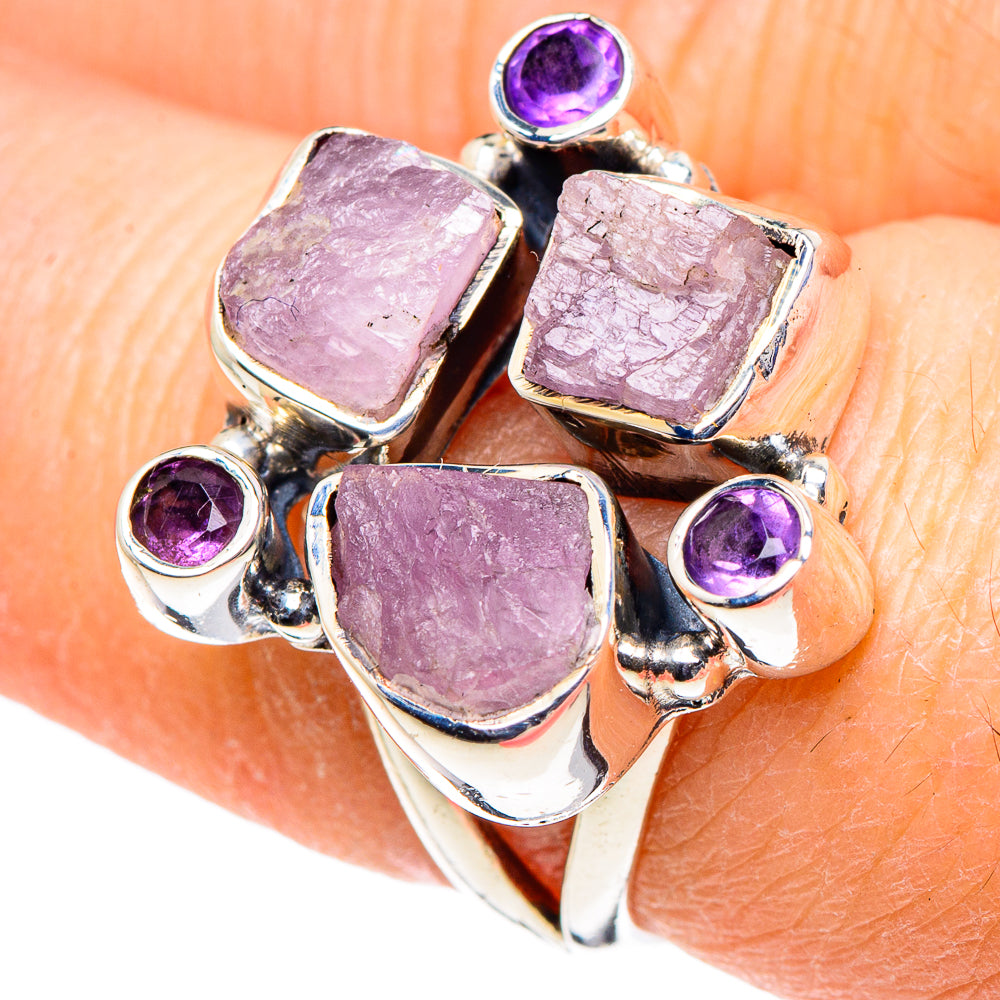 Rose Quartz Rings handcrafted by Ana Silver Co - RING94563