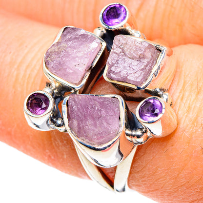Rose Quartz Rings handcrafted by Ana Silver Co - RING94563