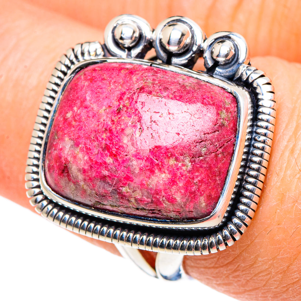 Thulite Rings handcrafted by Ana Silver Co - RING94564