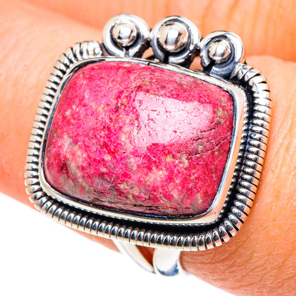 Thulite Rings handcrafted by Ana Silver Co - RING94564