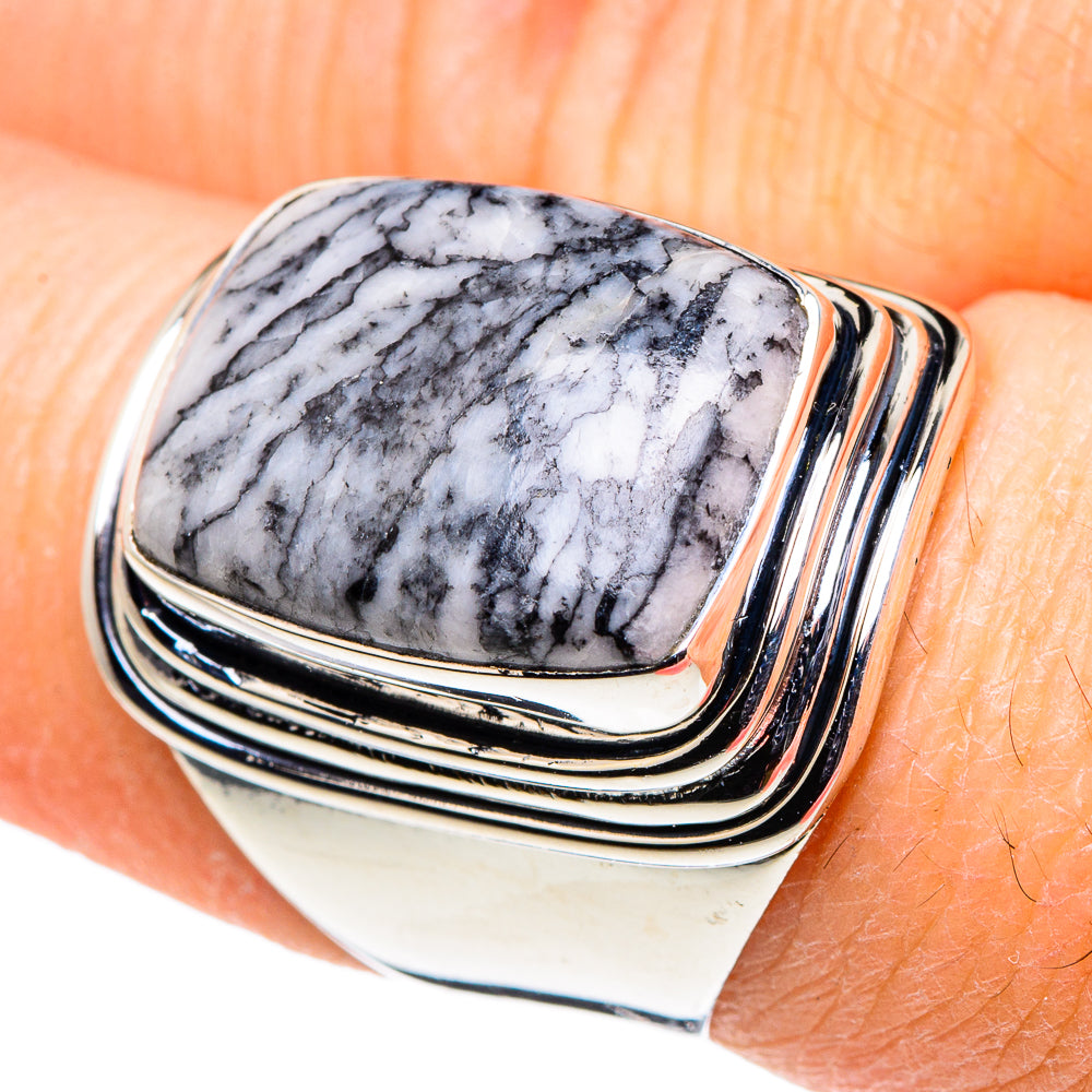 Pinolith Jasper Rings handcrafted by Ana Silver Co - RING94570