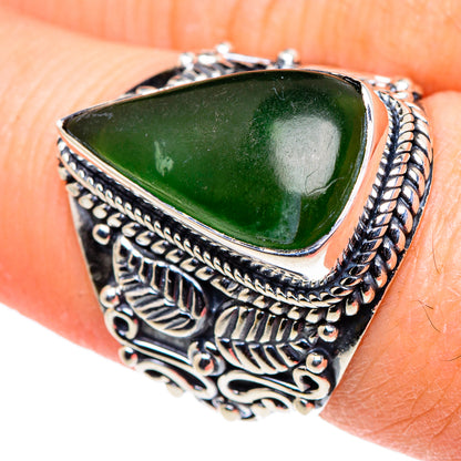 Chrysoprase Rings handcrafted by Ana Silver Co - RING94584