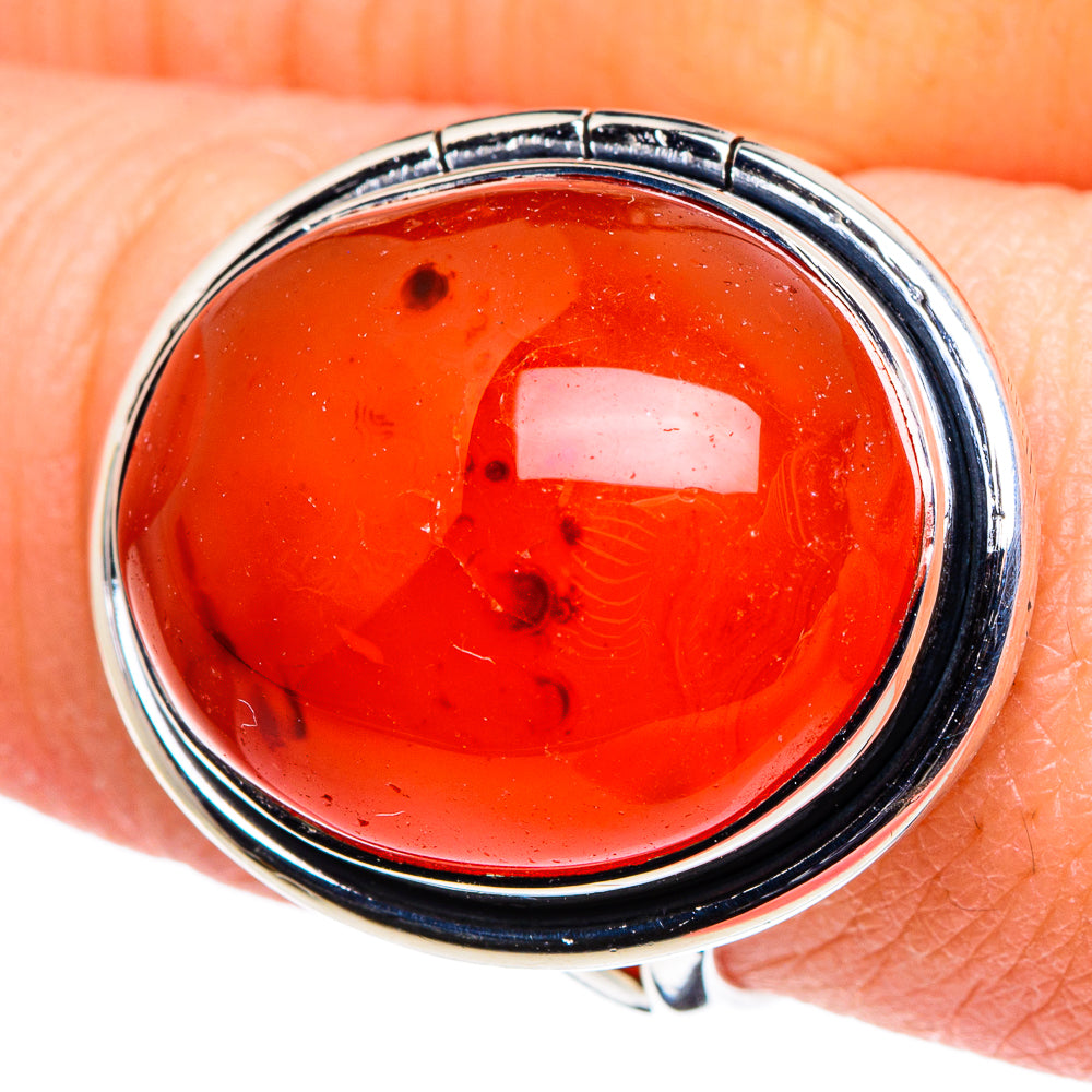 Carnelian Rings handcrafted by Ana Silver Co - RING94589