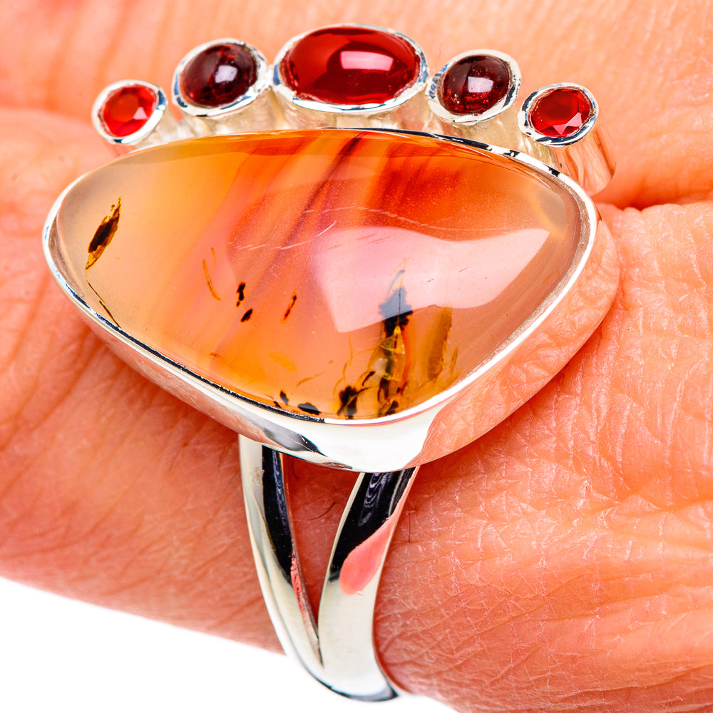 Montana Agate Rings handcrafted by Ana Silver Co - RING94590