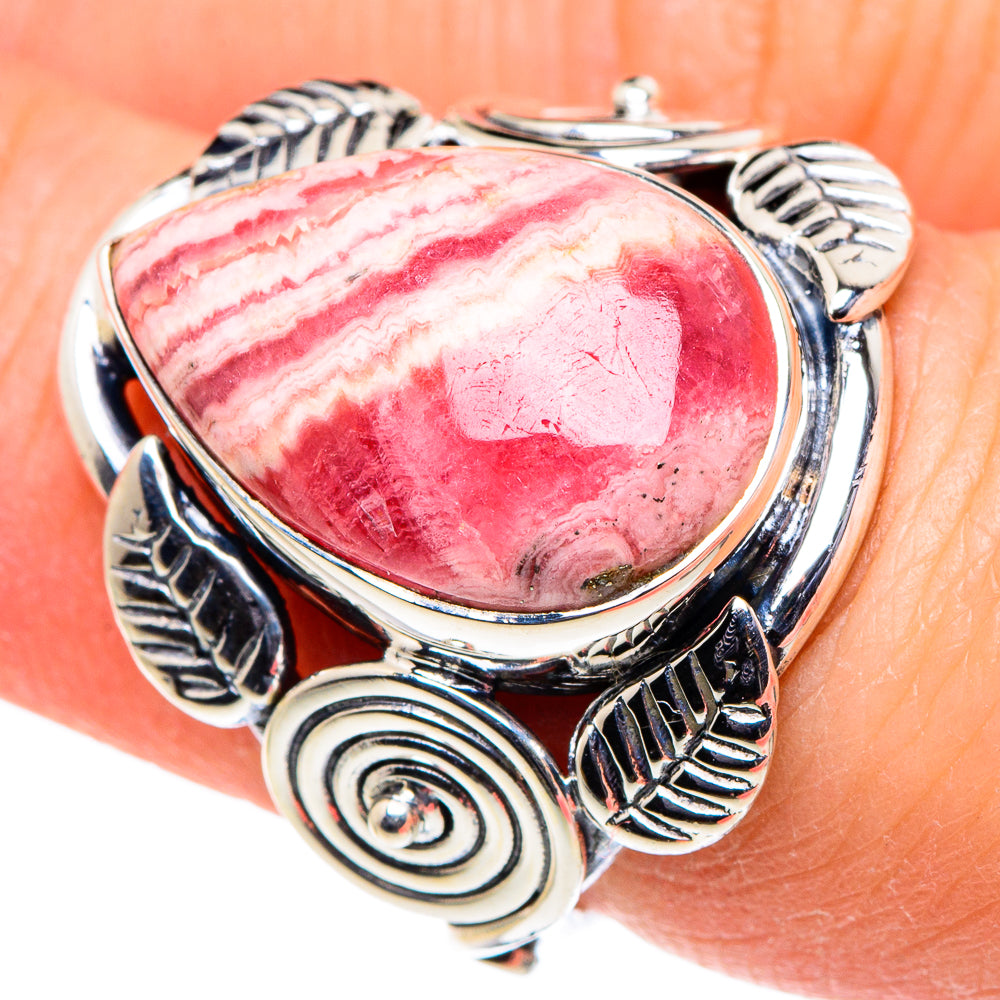Rhodochrosite Rings handcrafted by Ana Silver Co - RING94591