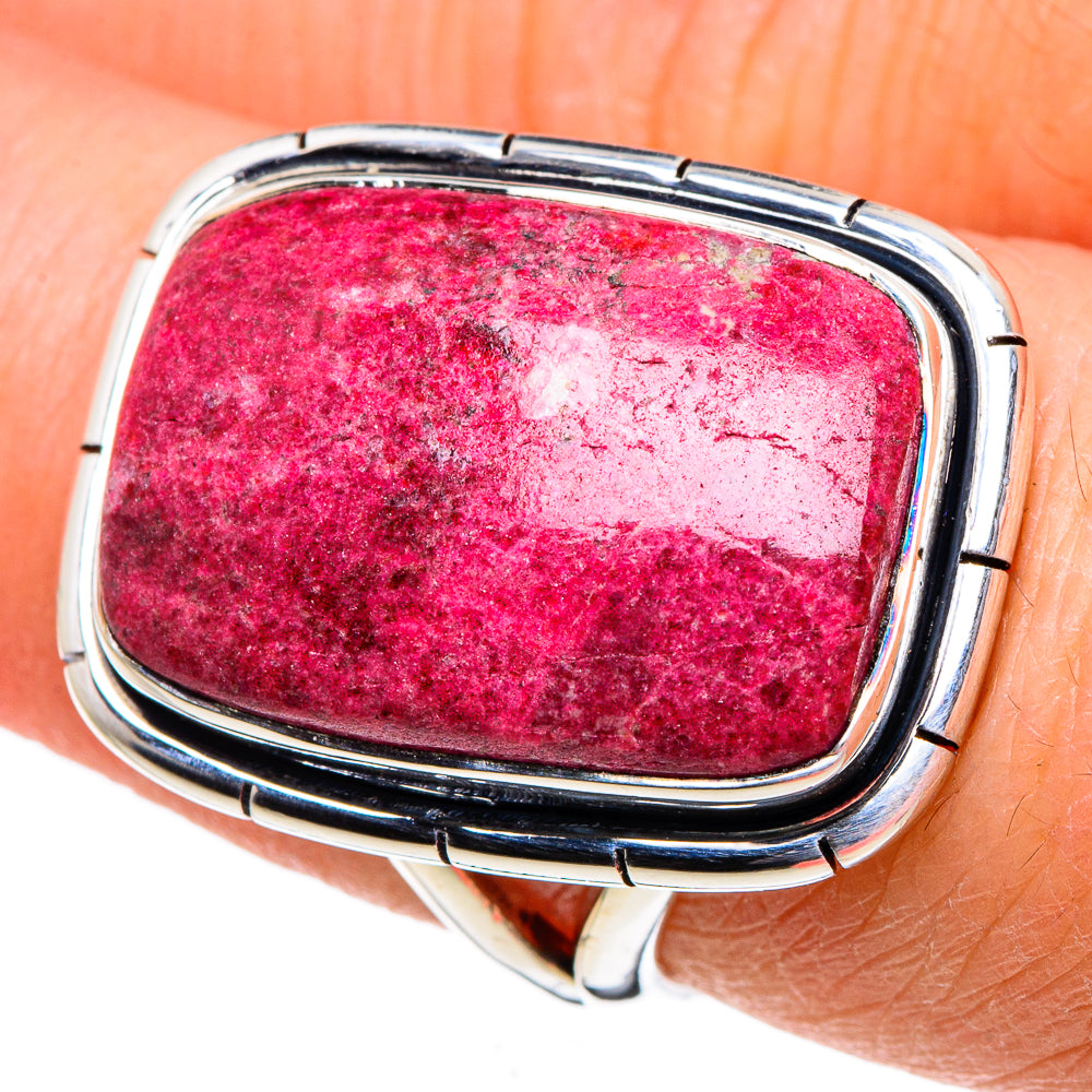 Thulite Rings handcrafted by Ana Silver Co - RING94592