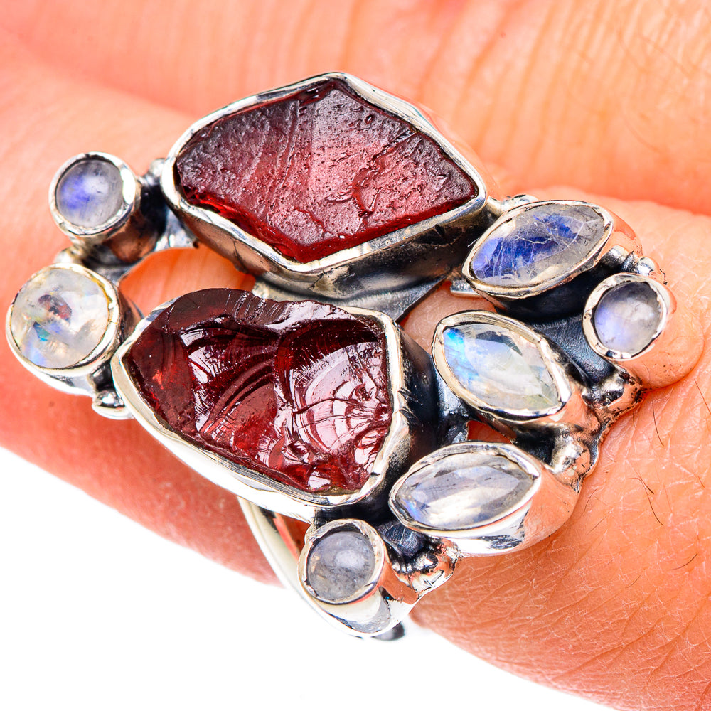 Garnet Rings handcrafted by Ana Silver Co - RING94593