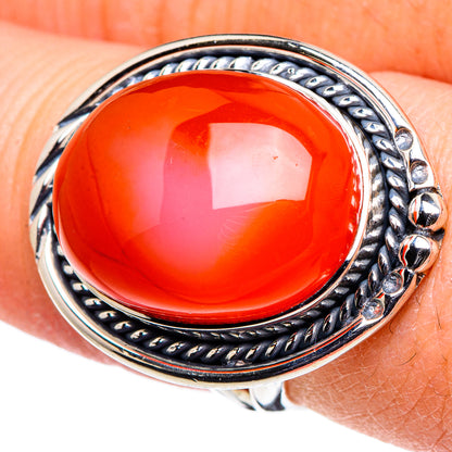 Carnelian Rings handcrafted by Ana Silver Co - RING94614