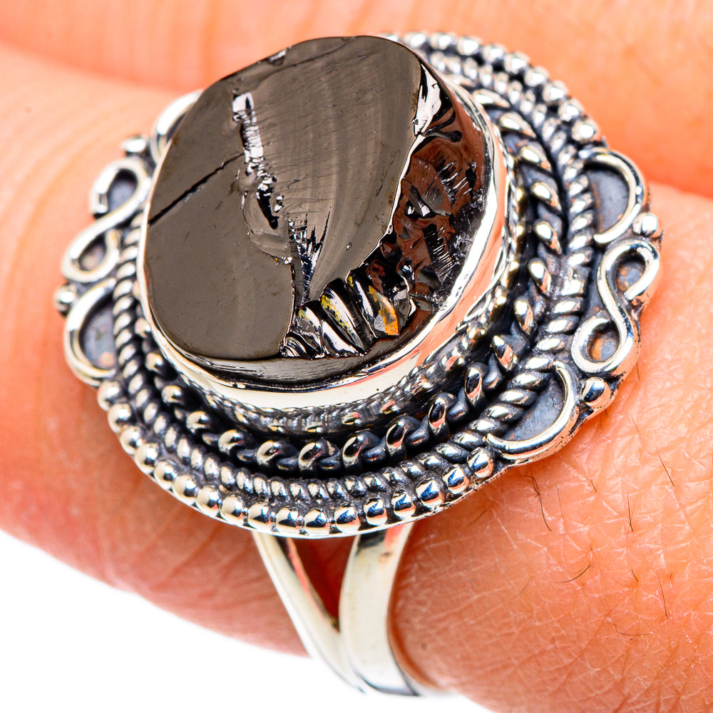 Shungite Rings handcrafted by Ana Silver Co - RING94618