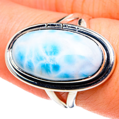 Larimar Rings handcrafted by Ana Silver Co - RING94621