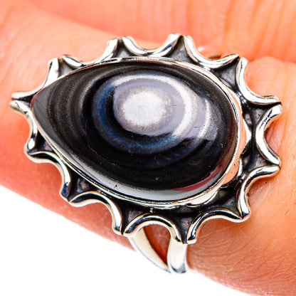Psilomelane Rings handcrafted by Ana Silver Co - RING94637