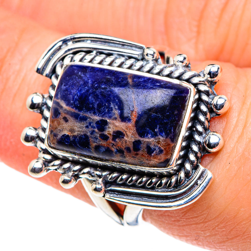 Sodalite Rings handcrafted by Ana Silver Co - RING94643