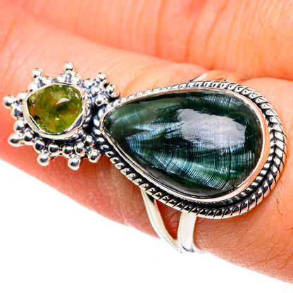 Seraphinite Rings handcrafted by Ana Silver Co - RING94655