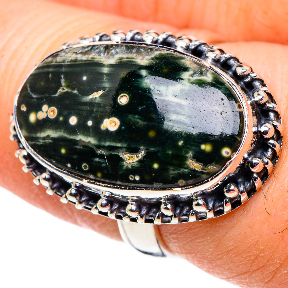 Ocean Jasper Rings handcrafted by Ana Silver Co - RING94661