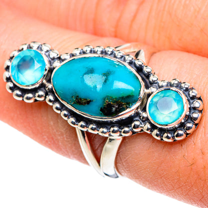 Chrysocolla Rings handcrafted by Ana Silver Co - RING94675