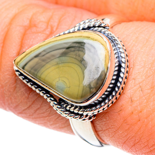 Willow Creek Jasper Rings handcrafted by Ana Silver Co - RING94689