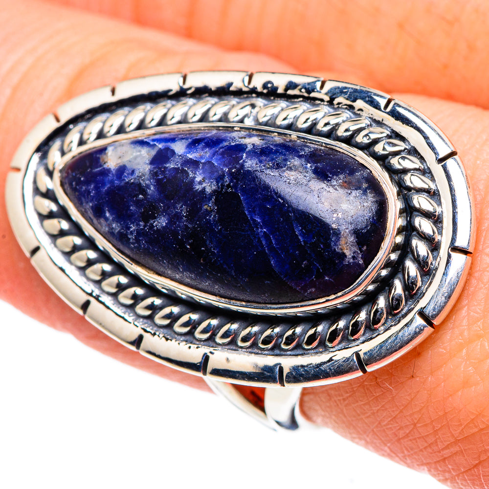 Sodalite Rings handcrafted by Ana Silver Co - RING94705