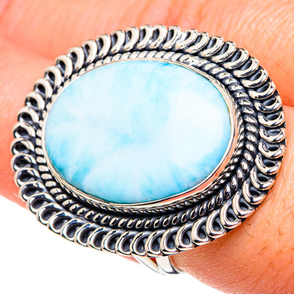 Larimar Rings handcrafted by Ana Silver Co - RING94709