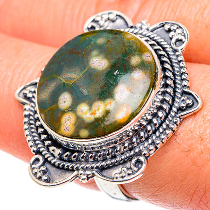 Ocean Jasper Rings handcrafted by Ana Silver Co - RING94724
