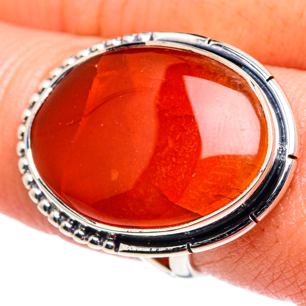 Carnelian Rings handcrafted by Ana Silver Co - RING94736