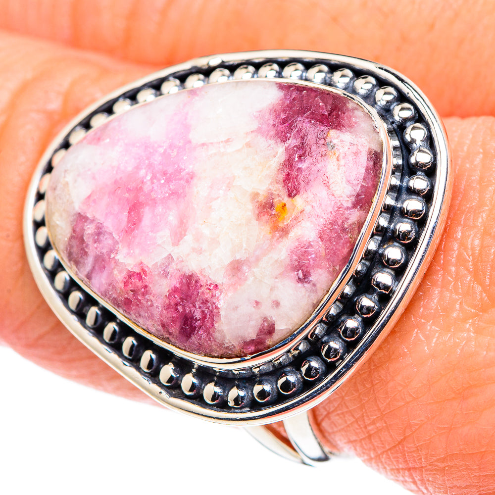 Lepidolite Rings handcrafted by Ana Silver Co - RING94739