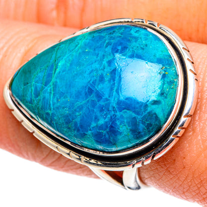 Chrysocolla Rings handcrafted by Ana Silver Co - RING94767