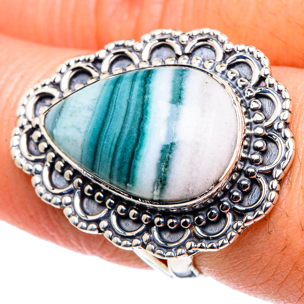 Ocean Jasper Rings handcrafted by Ana Silver Co - RING94772