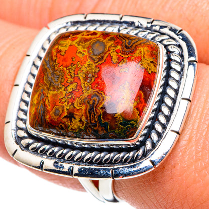 Morocco Agate Rings handcrafted by Ana Silver Co - RING94787