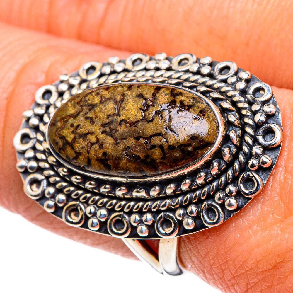 Dinosaur Bone Rings handcrafted by Ana Silver Co - RING94790
