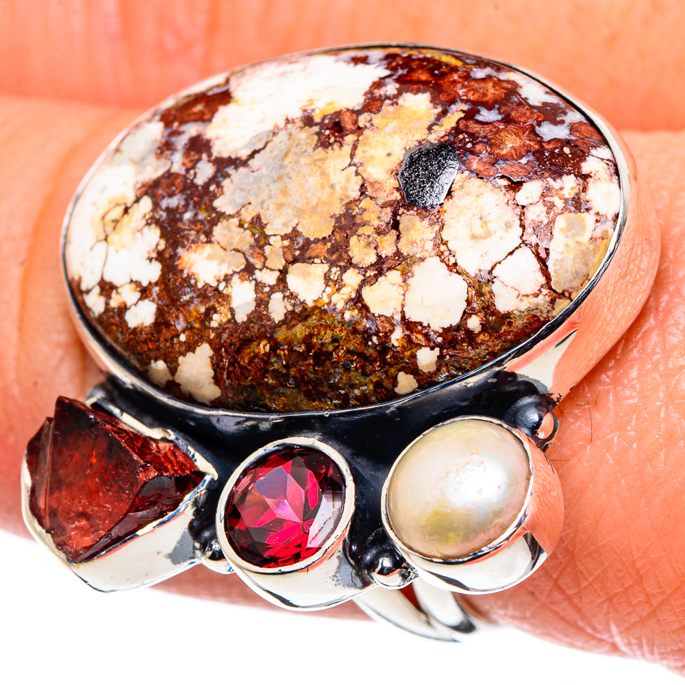 Wild Horse Jasper Rings handcrafted by Ana Silver Co - RING94791