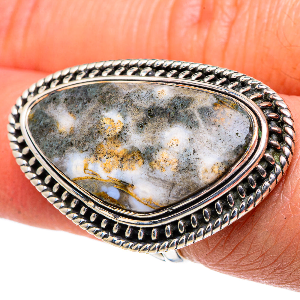 Ocean Jasper Rings handcrafted by Ana Silver Co - RING94792