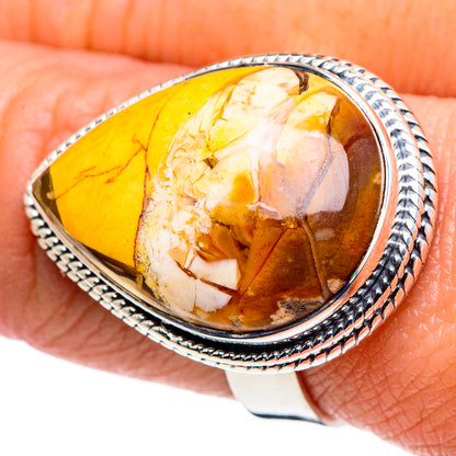 Brecciated Mookaite Rings handcrafted by Ana Silver Co - RING94795