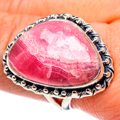 Rhodochrosite Rings handcrafted by Ana Silver Co - RING94799
