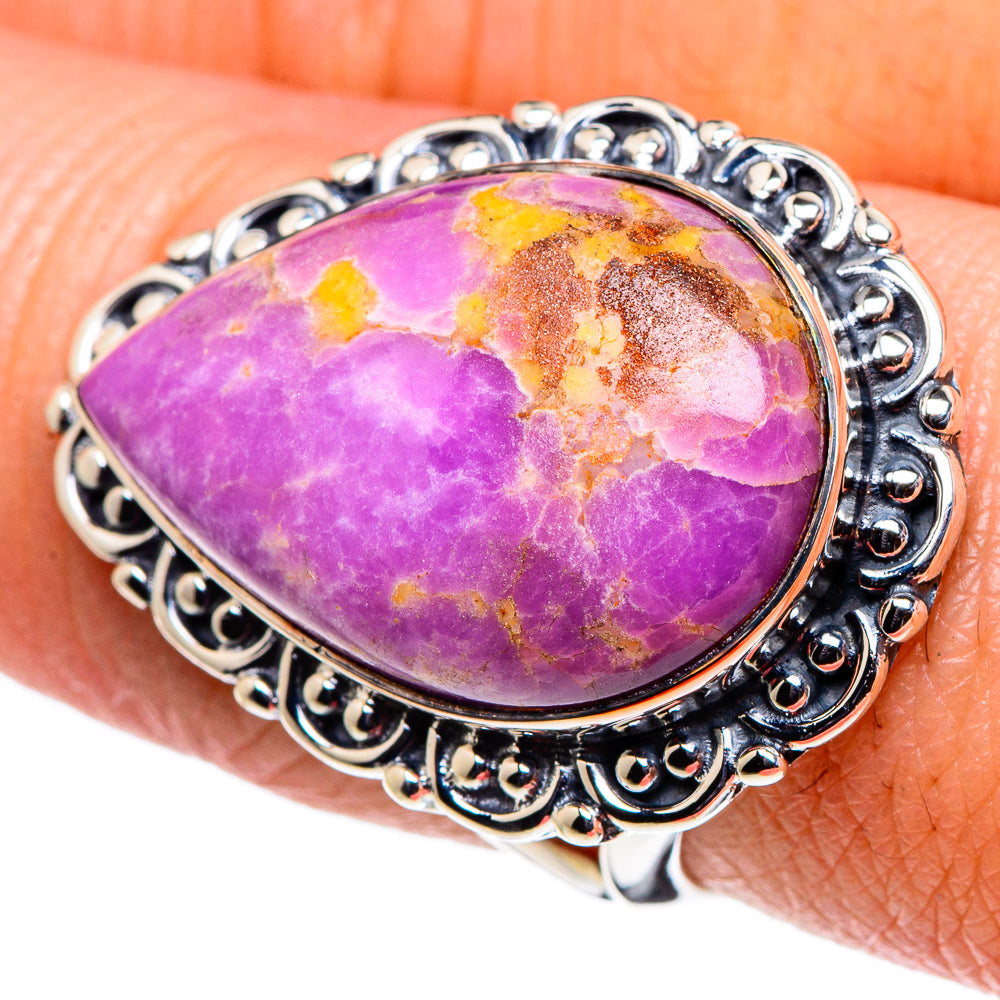 Phosphosiderite Rings handcrafted by Ana Silver Co - RING94805