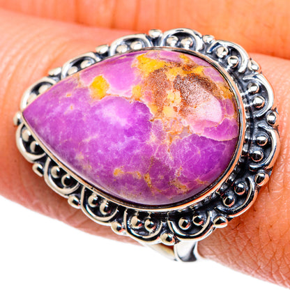 Phosphosiderite Rings handcrafted by Ana Silver Co - RING94805