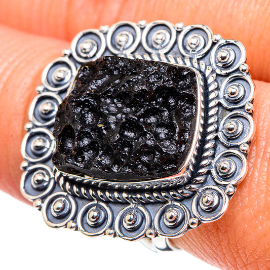 Tektite Rings handcrafted by Ana Silver Co - RING94808