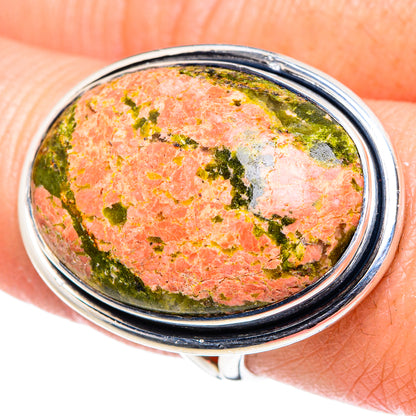 Unakite Rings handcrafted by Ana Silver Co - RING94814