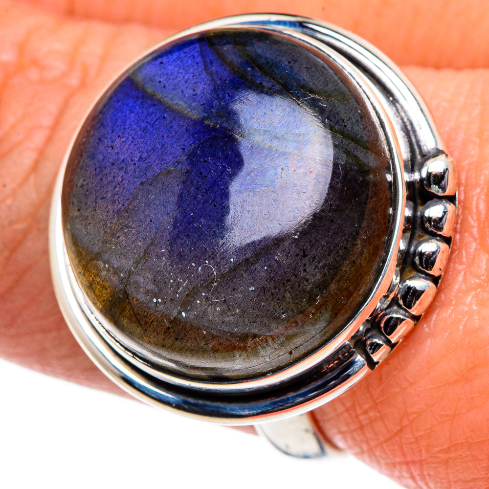 Labradorite Rings handcrafted by Ana Silver Co - RING94820