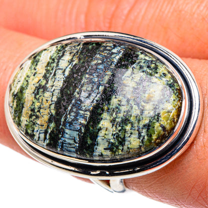 Lizard Jasper Rings handcrafted by Ana Silver Co - RING94830