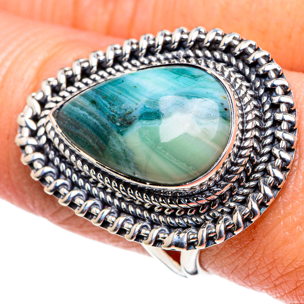 Ocean Jasper Rings handcrafted by Ana Silver Co - RING94833
