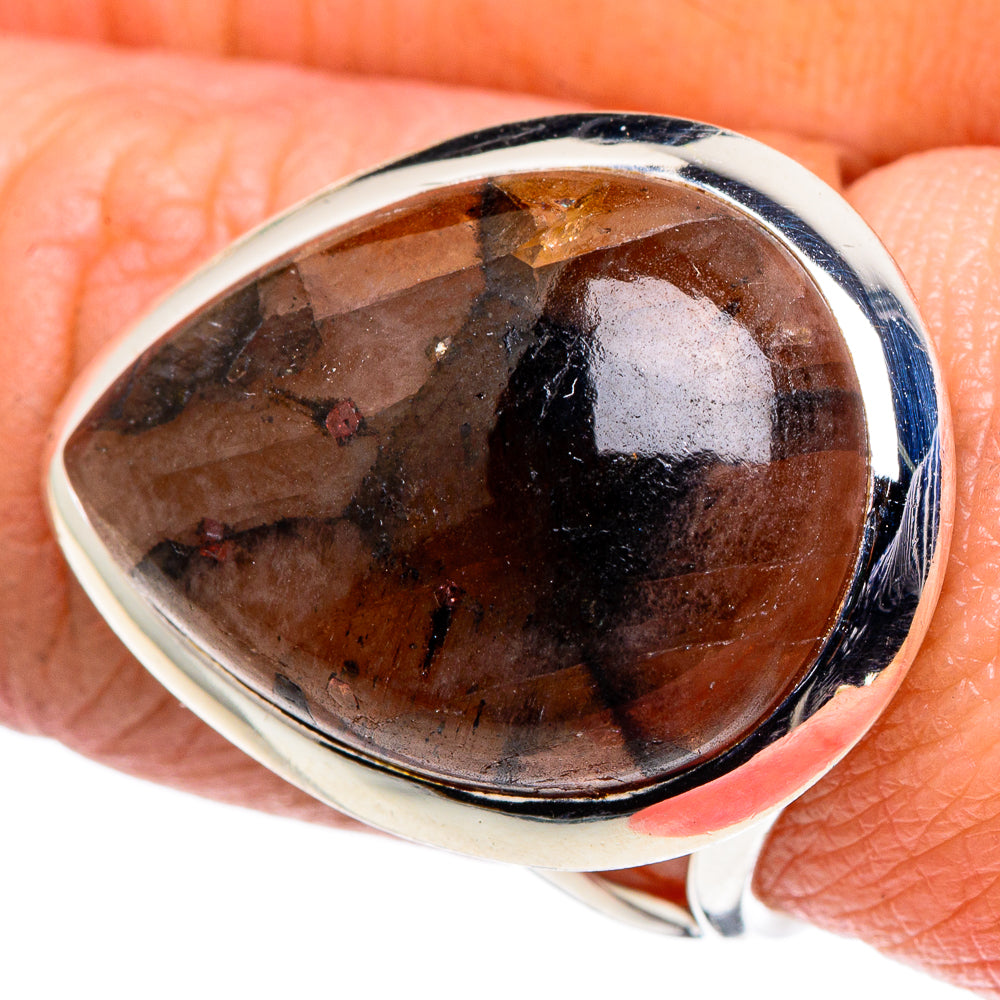 Chiastolite Rings handcrafted by Ana Silver Co - RING94840