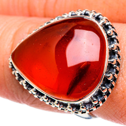 Carnelian Rings handcrafted by Ana Silver Co - RING94842