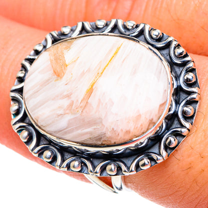 Scolecite Rings handcrafted by Ana Silver Co - RING94846