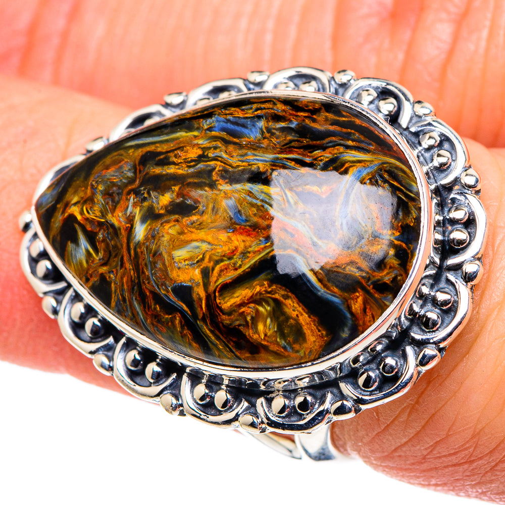 Pietersite Rings handcrafted by Ana Silver Co - RING94851