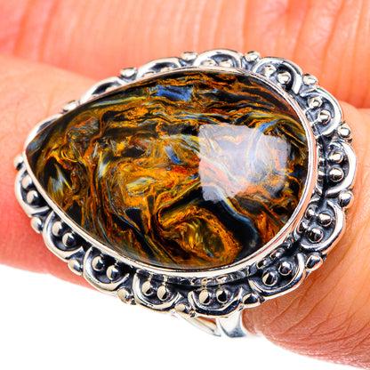 Pietersite Rings handcrafted by Ana Silver Co - RING94851