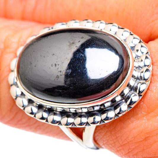 Hematite Rings handcrafted by Ana Silver Co - RING94860